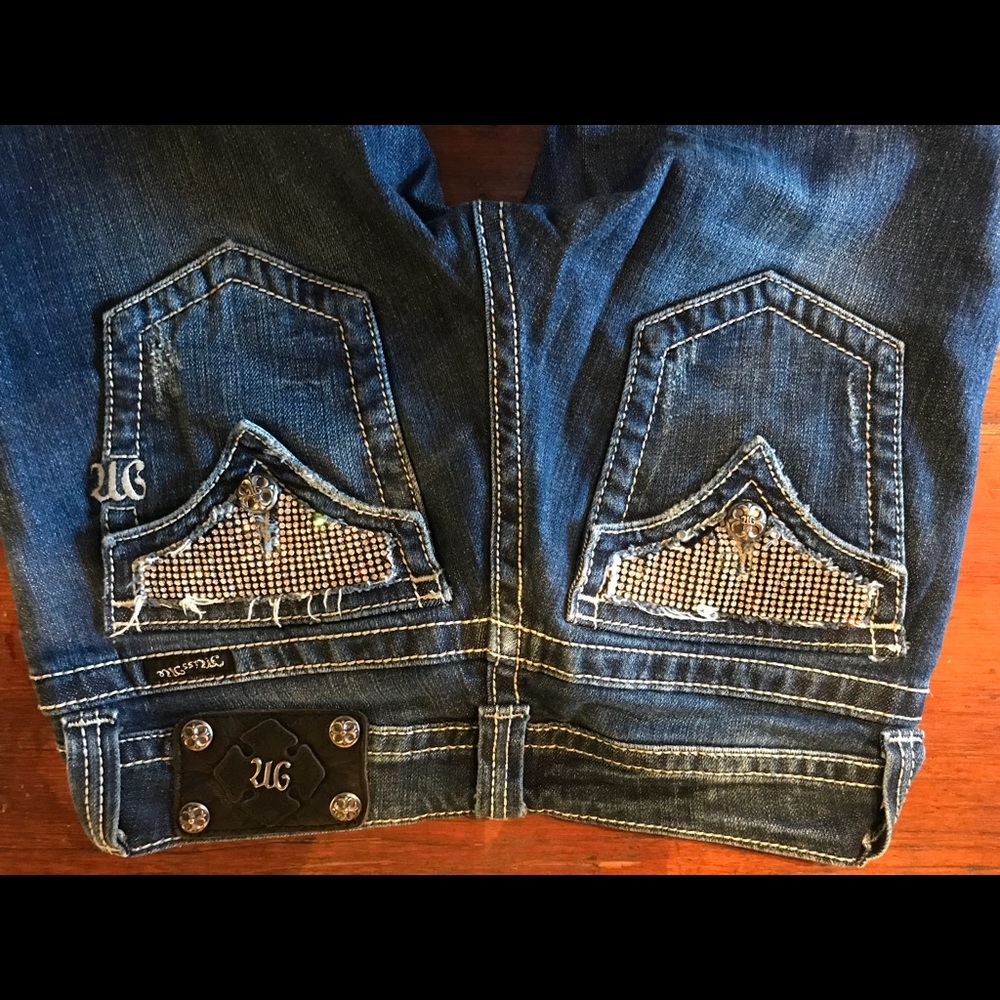 Miss Me Size 27 Jeans - Rhinestone Details
